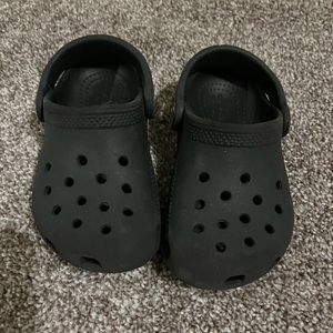 Black Kids Classic Crocs